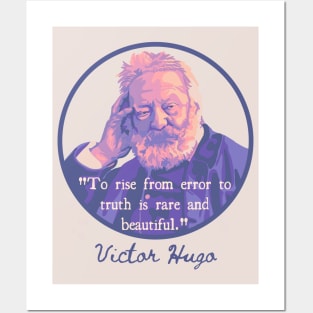 Victor Hugo Portrait and Quote Posters and Art